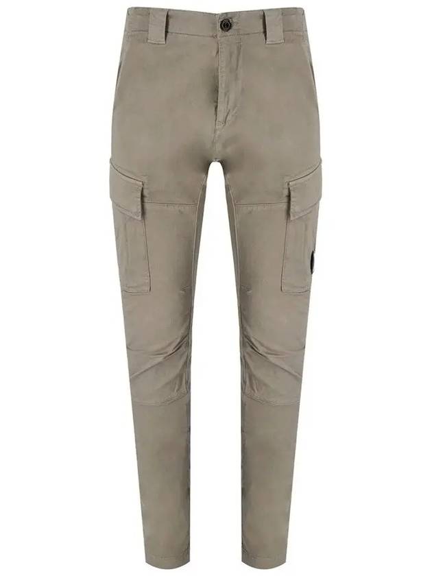 Stretch Sateen Ergonomic Lens Double Cargo Straight Pants Beige - CP COMPANY - BALAAN 2