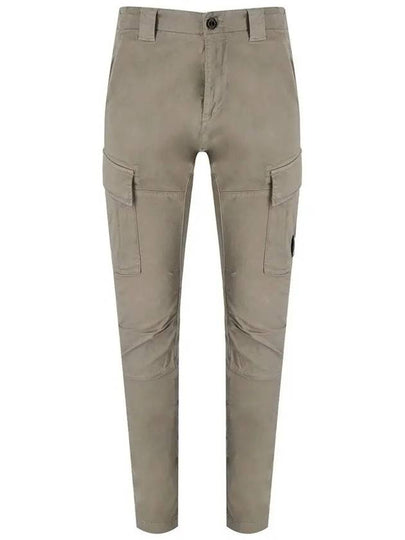 Stretch Sateen Ergonomic Lens Double Cargo Straight Pants Beige - CP COMPANY - BALAAN 2