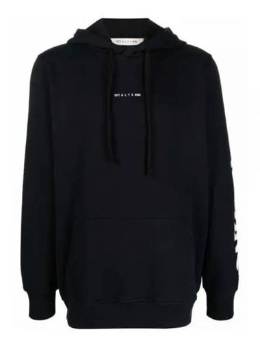 ALYX script logo hoodie black AAUSW0132FA01 - 1017 ALYX 9SM - BALAAN 1