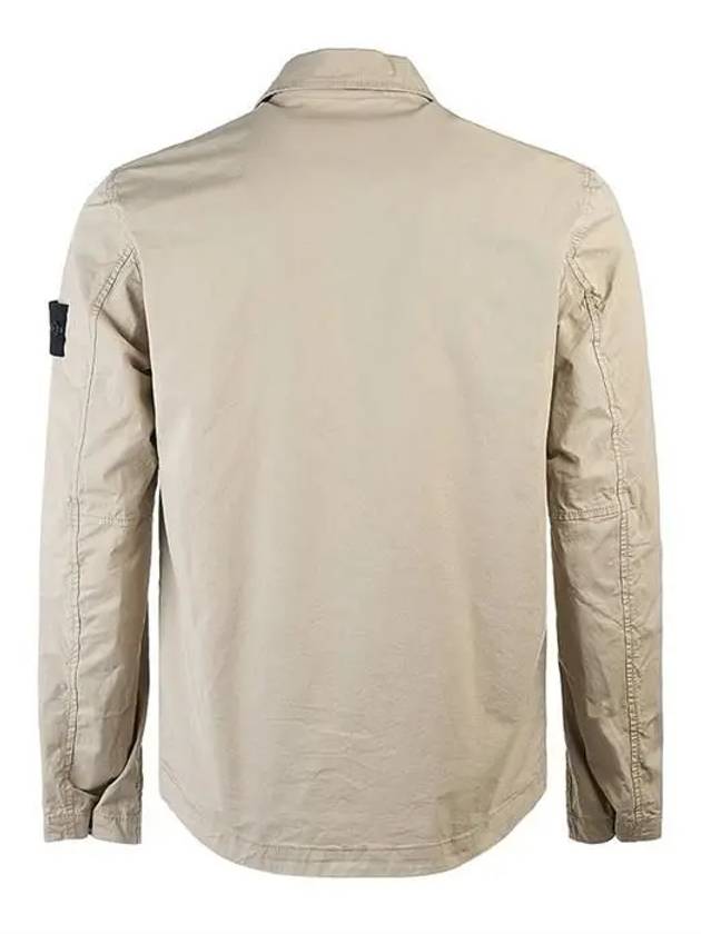 Supima Cotton Twill Stretch-TC Jacket Sand - STONE ISLAND - BALAAN 4