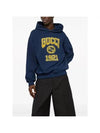 Cotton Jersey Hooded Sweatshirt Blue 770842XJF3O4030 - GUCCI - BALAAN 4