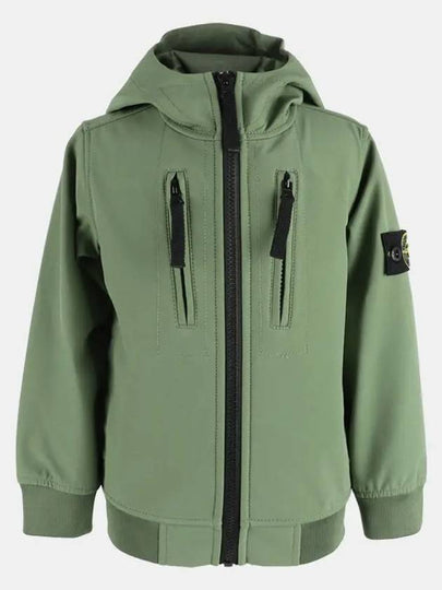 Stone Kids Waffen Patch Light Soft Shell Khaki 761640134 V0058 10A 12A - STONE ISLAND - BALAAN 2