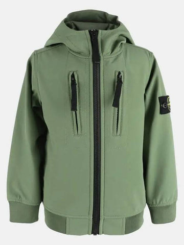 Stone Kids Waffen Patch Light Soft Shell Khaki 761640134 V0058 10A 12A - STONE ISLAND - BALAAN 1