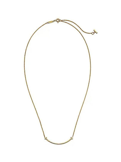 Tiffany T Smile Small Pendant Yellow Gold Diamond Setting 74957048 74957021 - TIFFANY & CO. - BALAAN 2