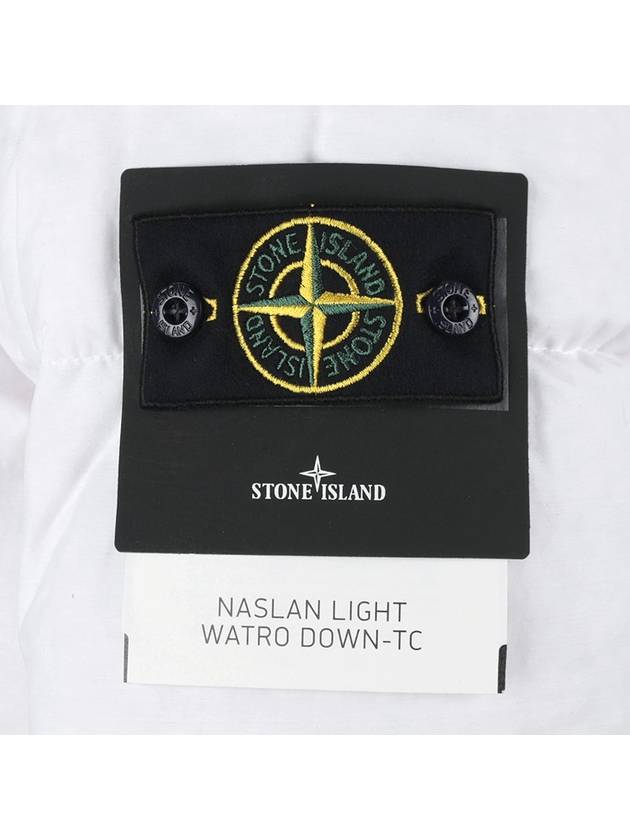 Naslan Light Watro Down Hooded Padding White - STONE ISLAND - BALAAN 7