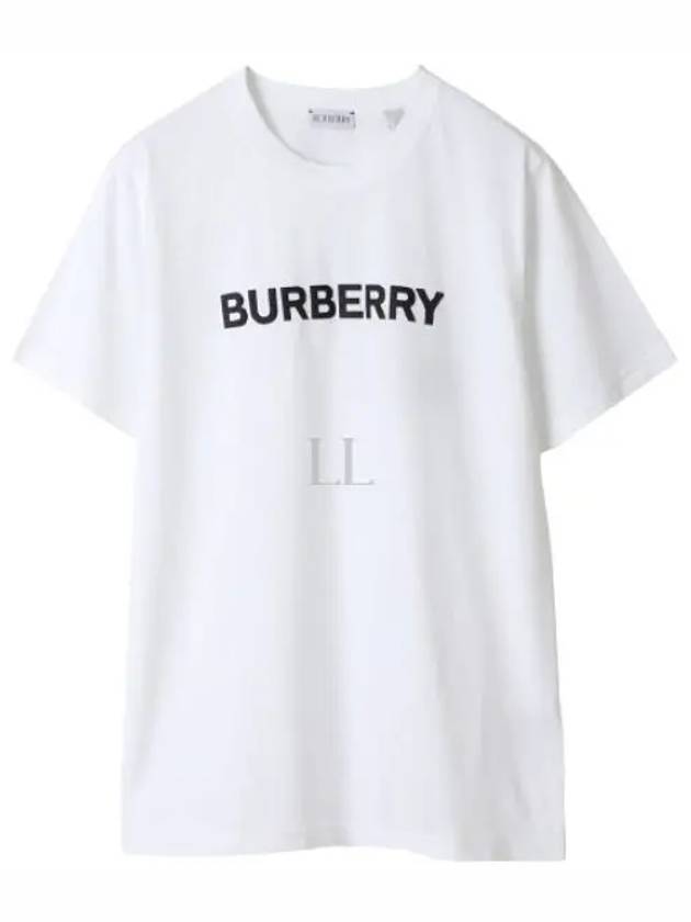 Short Sleeve T-Shirt 8080325 A1464 WHITE - BURBERRY - BALAAN 2