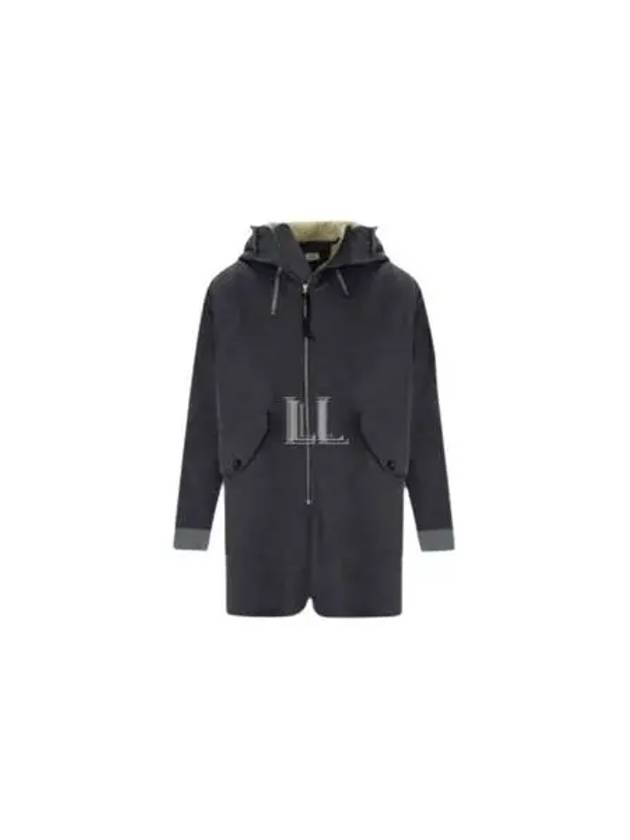 Nylon B Lined Hooded Parka Black - CP COMPANY - BALAAN 2