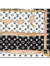 Monogram Confidential Square Scarf Black - LOUIS VUITTON - BALAAN 4