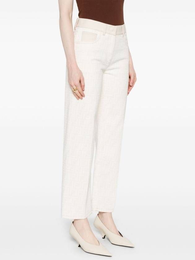 FF Long Jeans White - FENDI - BALAAN 6