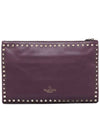 Rockstud Strap ClutchHWB00147 ABOL01 A40 Purple - VALENTINO - BALAAN 3