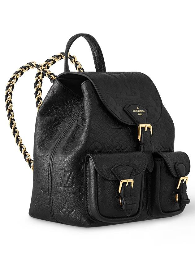 Backup Monogram Empreinte Backpack Black - LOUIS VUITTON - BALAAN 3