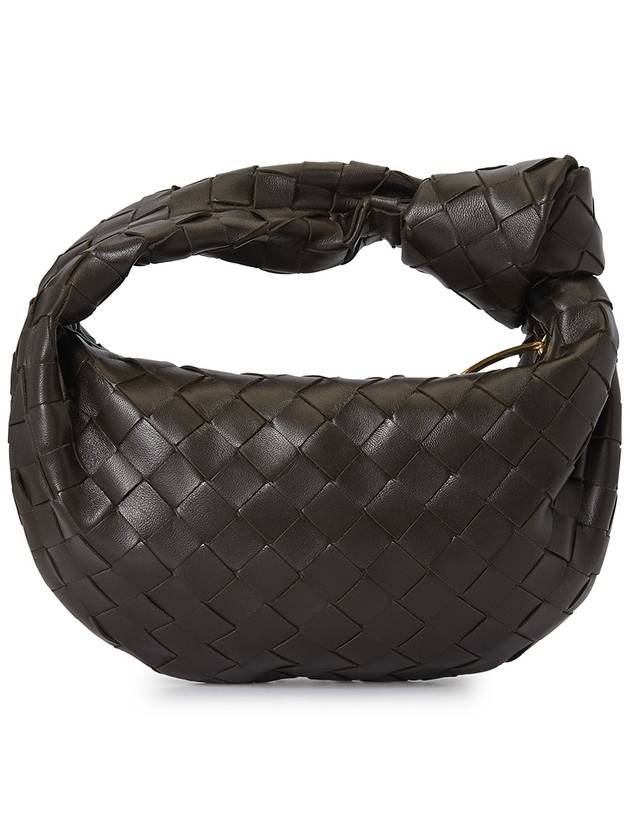 Jodie Intrecciato Small Tote Bag Brown - BOTTEGA VENETA - BALAAN 5