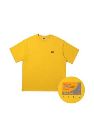 KODAK Apparel Film Graphic Semi Overfit Short Sleeve T Shirt YELLOW - KODO - BALAAN 1