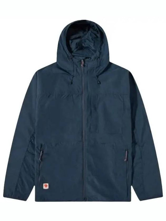 Men s High Coast Wind Jacket Navy 82606560 - FJALL RAVEN - BALAAN 1