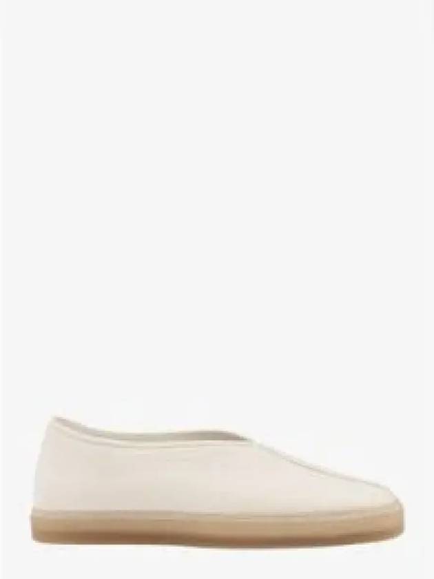 Piped Soft Leather Slip-On White - LEMAIRE - BALAAN 2