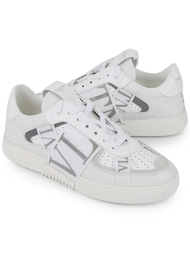 VL7N Band Leather Low Top Sneakers White - VALENTINO - BALAAN 4