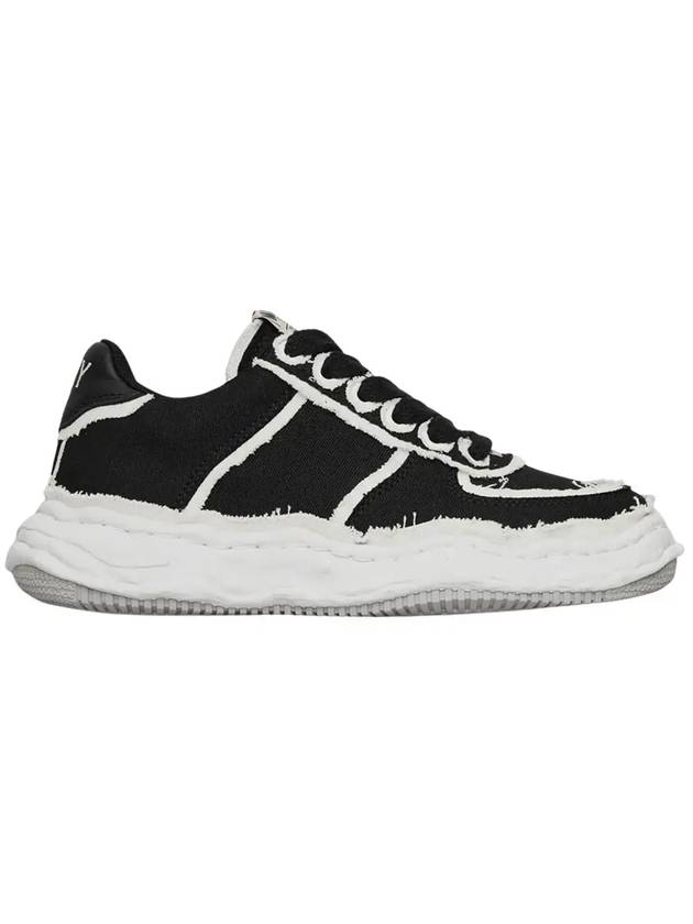 Wayne Canvas Low Top Sneakers Black - MAISON MIHARA YASUHIRO - BALAAN 1