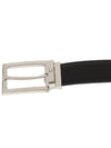 Steel Pin Buckle 35mm Leather Belt Black - MONTBLANC - BALAAN 3