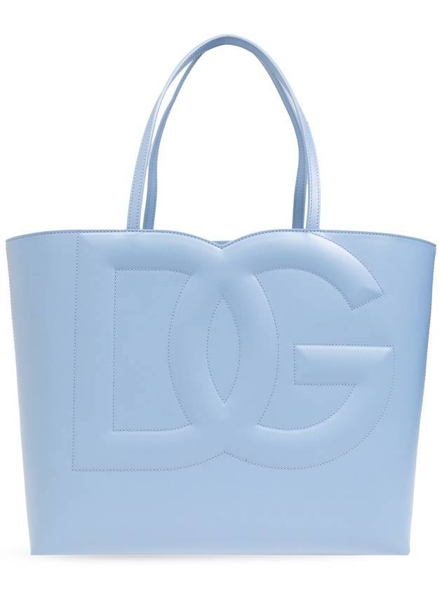 Dolce & Gabbana Bag DG Logo Type Shopper, Women's, Blue - DOLCE&GABBANA - BALAAN 1