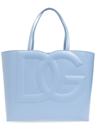 Dolce & Gabbana Bag DG Logo Type Shopper, Women's, Blue - DOLCE&GABBANA - BALAAN 1