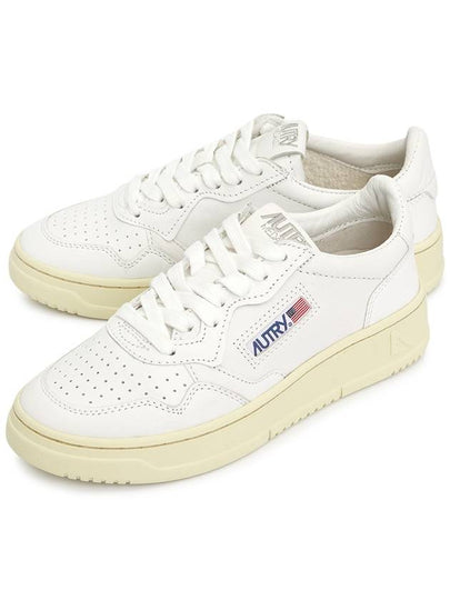 Medalist Goatskin Low Top Sneakers White - AUTRY - BALAAN 2