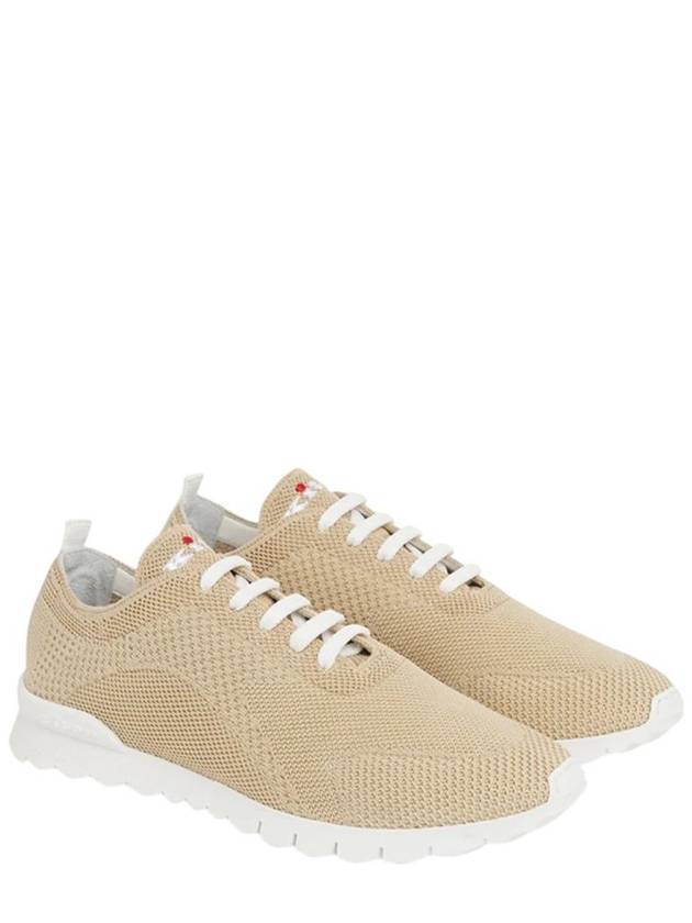 Fit Knit Low Top Sneakers Beige - KITON - BALAAN 3