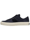 Suede Low Top Sneakers Grey - TOM FORD - BALAAN 4