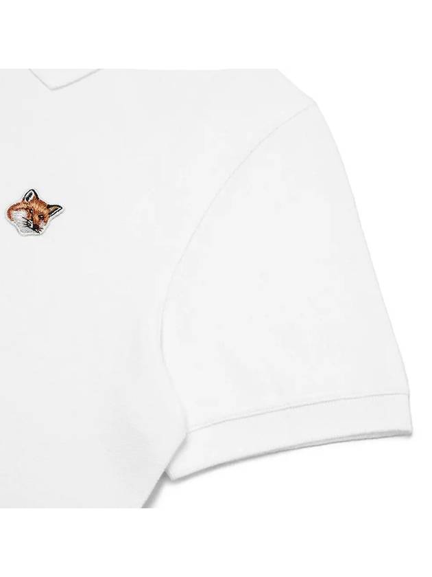 Speedy Fox Patch Comfort Short Sleeve T-Shirt White - MAISON KITSUNE - BALAAN 4