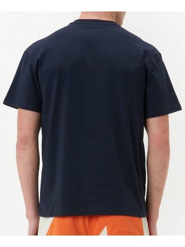 Anchor Patch Cotton Short Sleeve T-Shirt  Black - JW ANDERSON - BALAAN 6