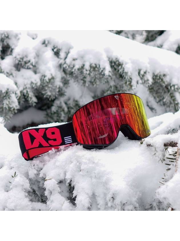 2024 2025 IX3PRO Feary Red Ski Snowboard IX9 Goggles - IXNINE - BALAAN 2