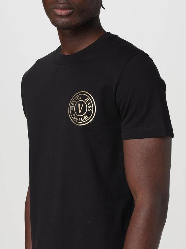 T-shirt basic Versace Jeans Couture in cotone - VERSACE - BALAAN 3