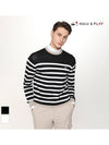 Casual STRIPE Round SweaterHE1MSW001 - HOLIC&PLAY - BALAAN 1