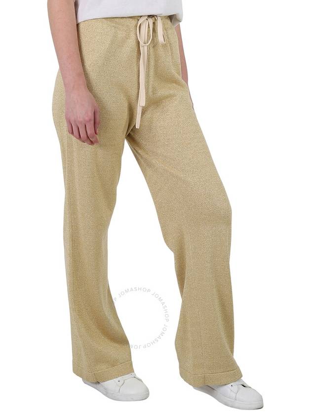 Women's Hose GR L Wide Pants Beige - MONCLER - BALAAN 3