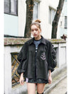 24 Women's Veronica Loose Shirt_Black - VIBEREEN - BALAAN 3