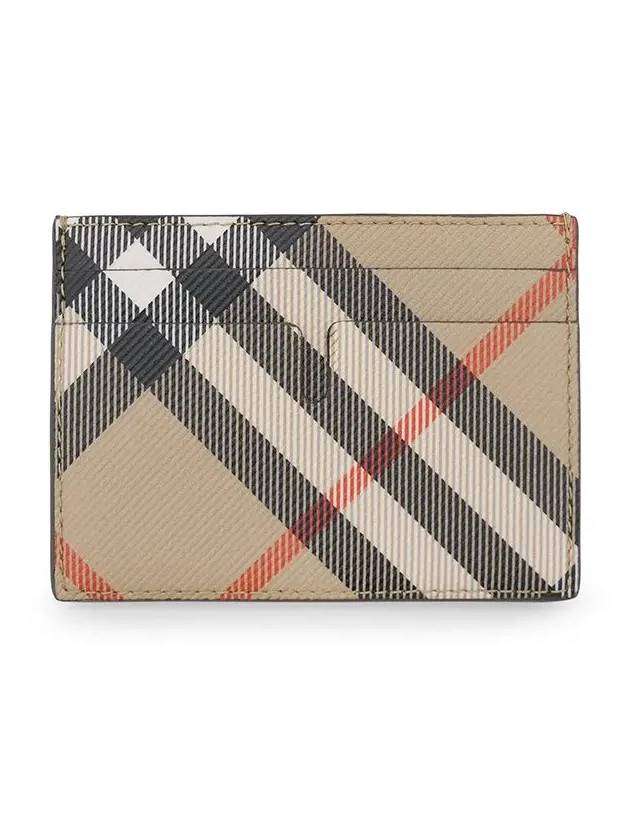 Check Card Case Wallet Beige - BURBERRY - BALAAN 3