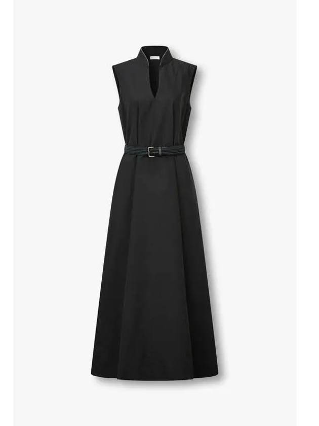 Women s Belted A Line Maxi Dress Black - BRUNELLO CUCINELLI - BALAAN 1