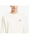 Fox Head Patch Classic Sweatshirt Ecru - MAISON KITSUNE - BALAAN 8