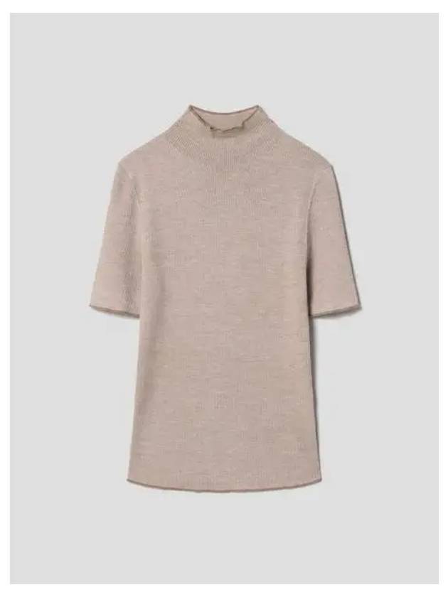 Women s Merino Wool Linda Mock Neck Long Sleeve T Shirt Pullover Royal Camel Ivory Domestic Product GM0024071526162 - THEORY - BALAAN 1