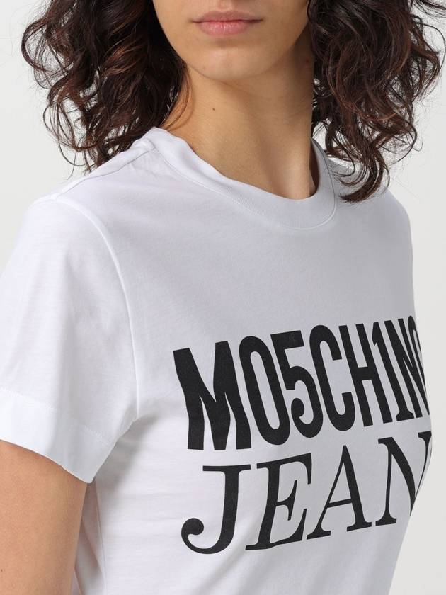 T-shirt Moschino Jeans in jersey di cotone - MOSCHINO - BALAAN 4