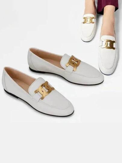 Kate Leather Loafers White - TOD'S - BALAAN 2