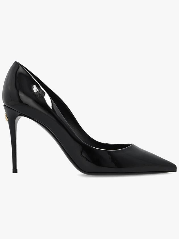 Patent Leather Pointed Pumps Black - DOLCE&GABBANA - BALAAN 2