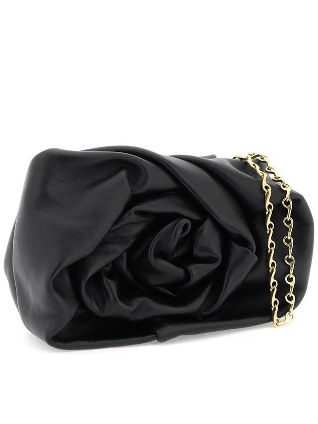 Rose Chain Clutch Bag Black - BURBERRY - BALAAN 4