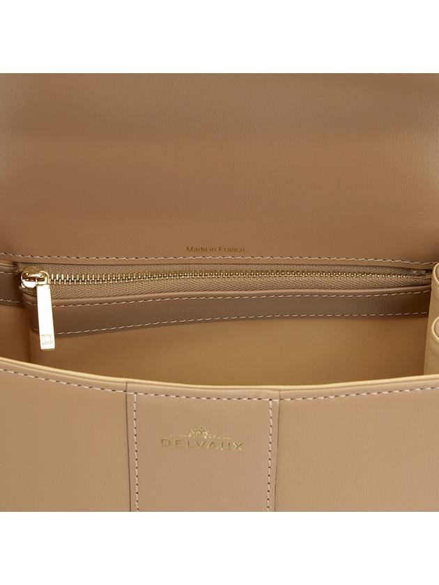 Brillant PM Box Calf Tote Bag Beige - DELVAUX - BALAAN 11