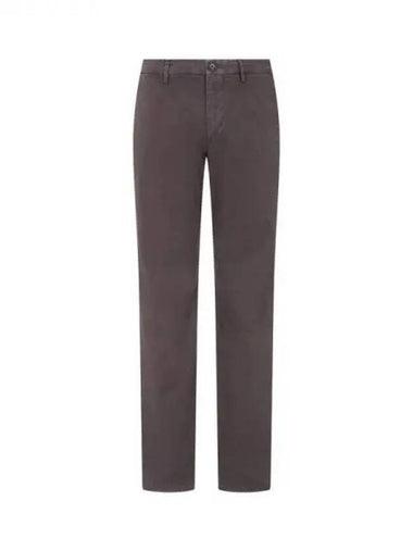 PS Mid Fit Clean Chino Pants Dark Brown 271132 - PAUL SMITH - BALAAN 1