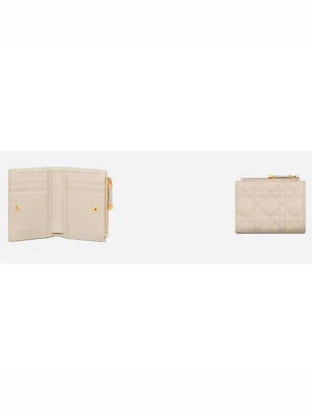 Caro Dahlia Half Wallet Ivory - DIOR - BALAAN 5