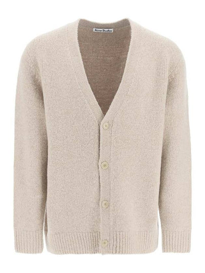 Wool Blend Cardigan Clay Beige - ACNE STUDIOS - BALAAN 2