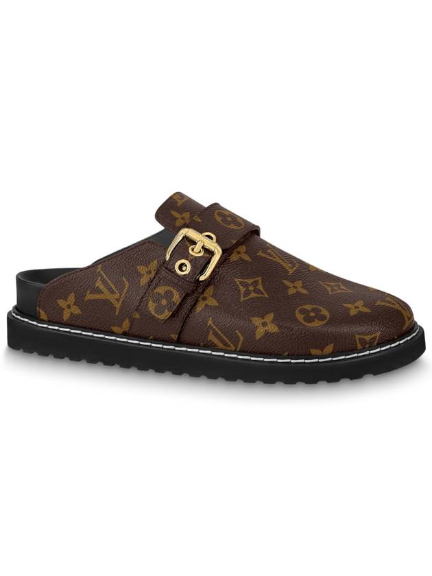 LV Cosy Flat Comfort Clog Mule Brown - LOUIS VUITTON - BALAAN 1