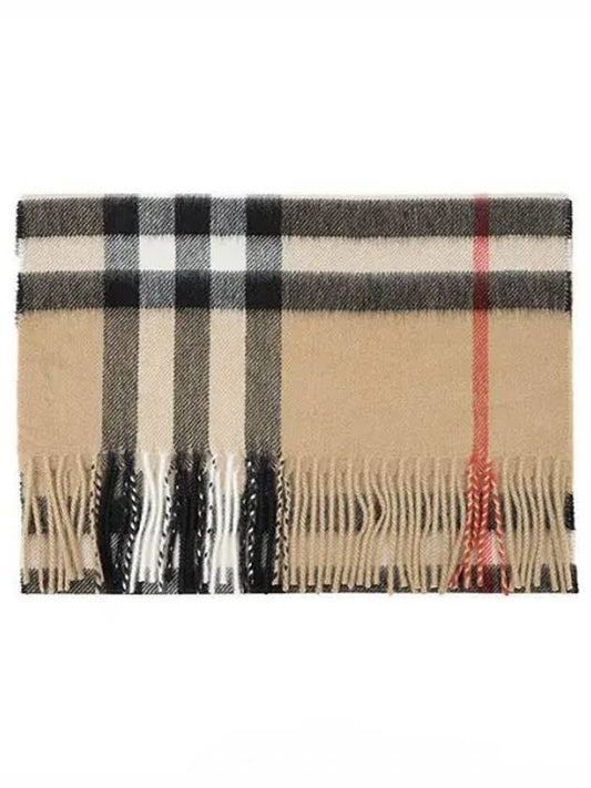 Vintage Check Cashmere Muffler Beige - BURBERRY - BALAAN 2