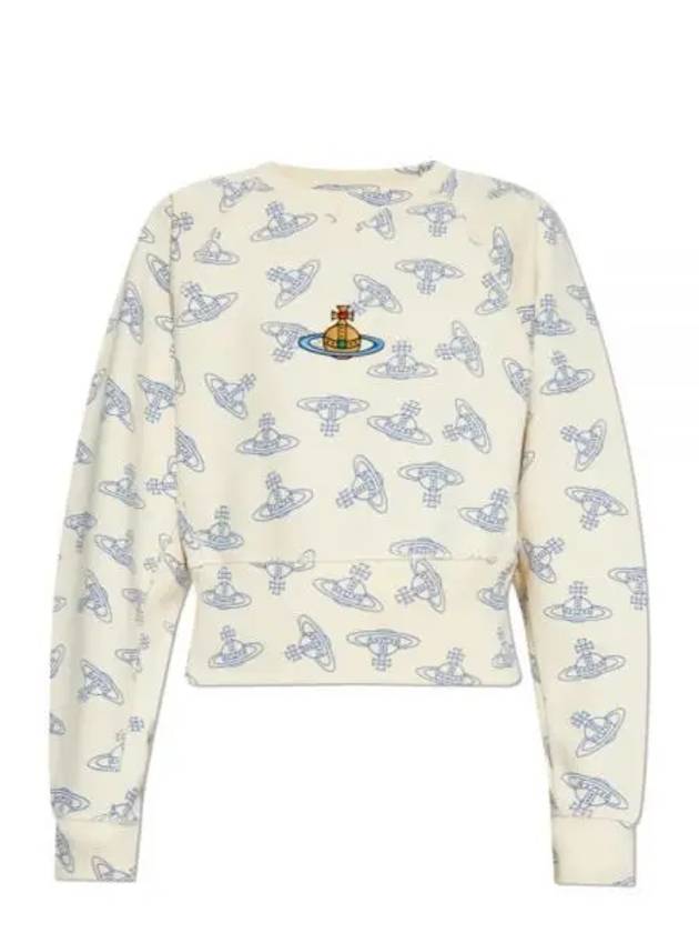 Logo Athletic Sweatshirt Cream - VIVIENNE WESTWOOD - BALAAN 2