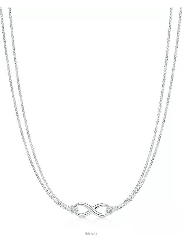 Infinity Pendant Necklace Silver - TIFFANY & CO. - BALAAN 2